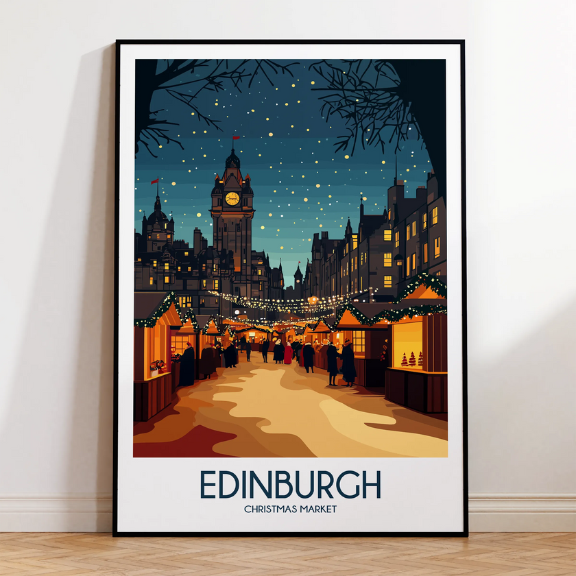 Edinburgh Vintage Style Print