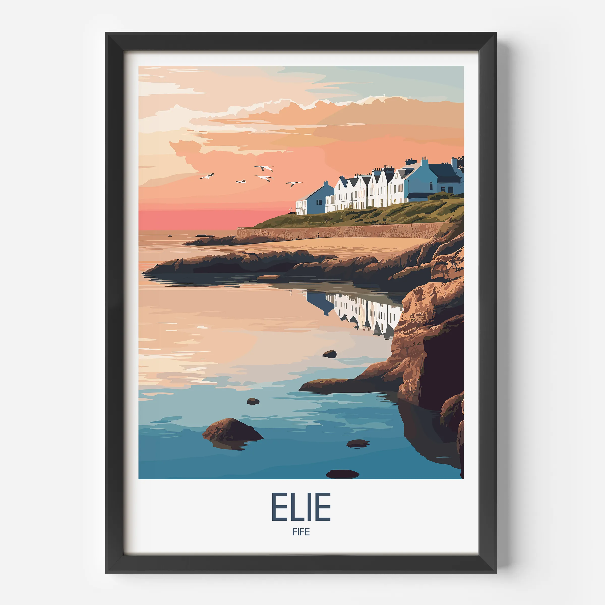 Elie Retro Travel Illustration