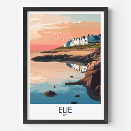 Elie Retro Travel Illustration