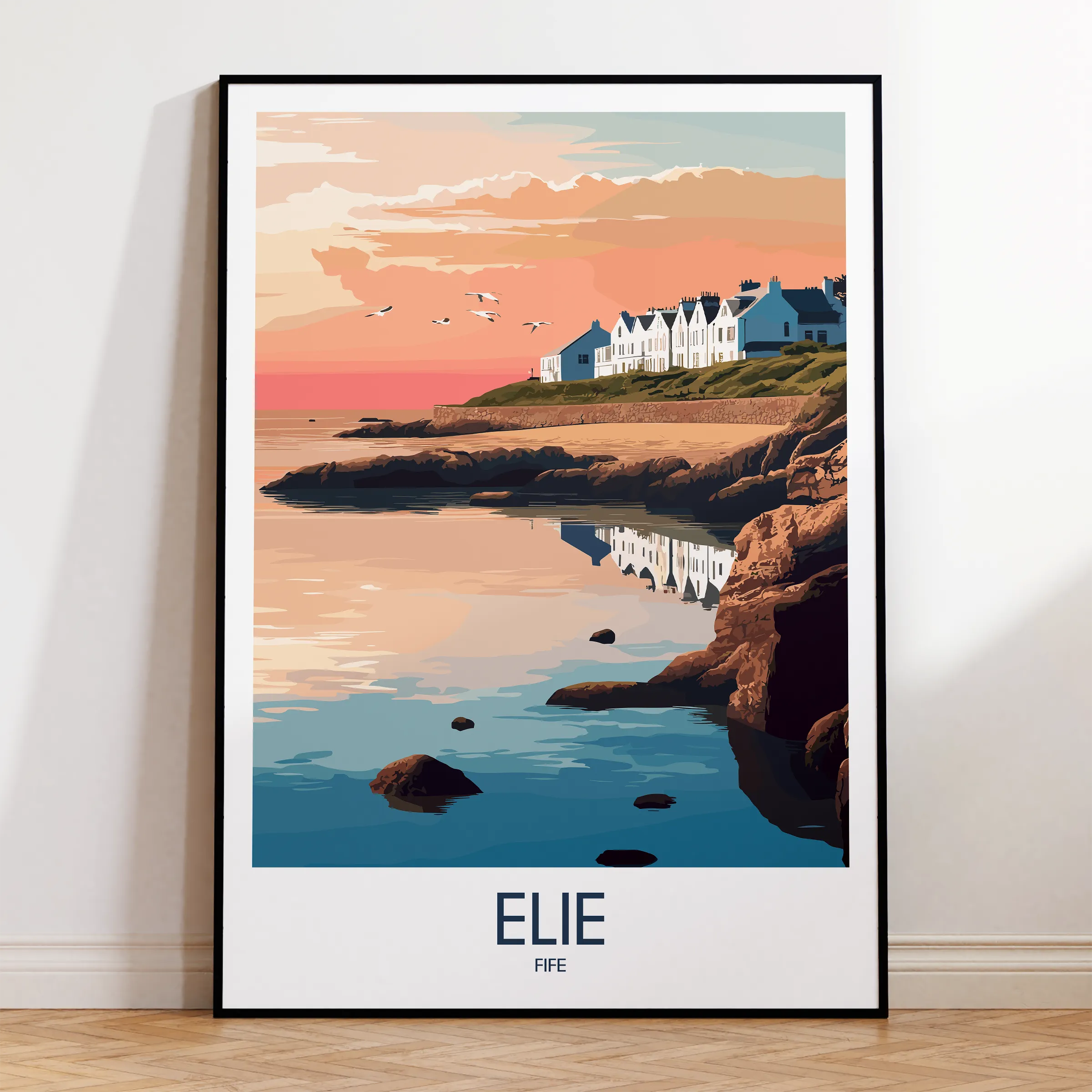 Elie Vintage Style Print
