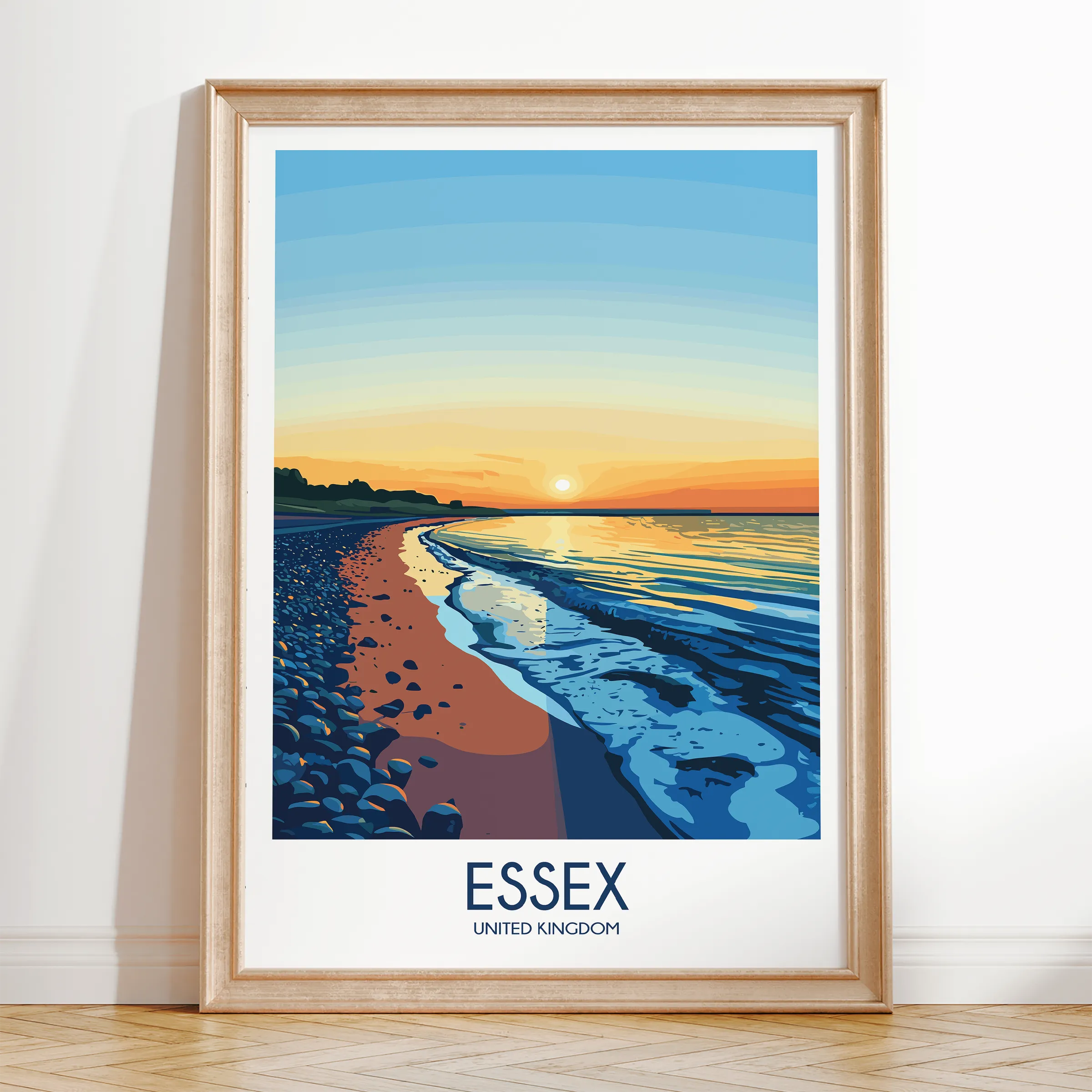 Essex Modern Travel Poster
