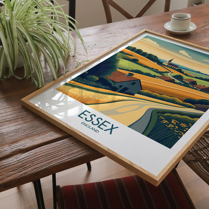 Essex Modern Travel Poster