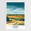Essex Modern Travel Poster