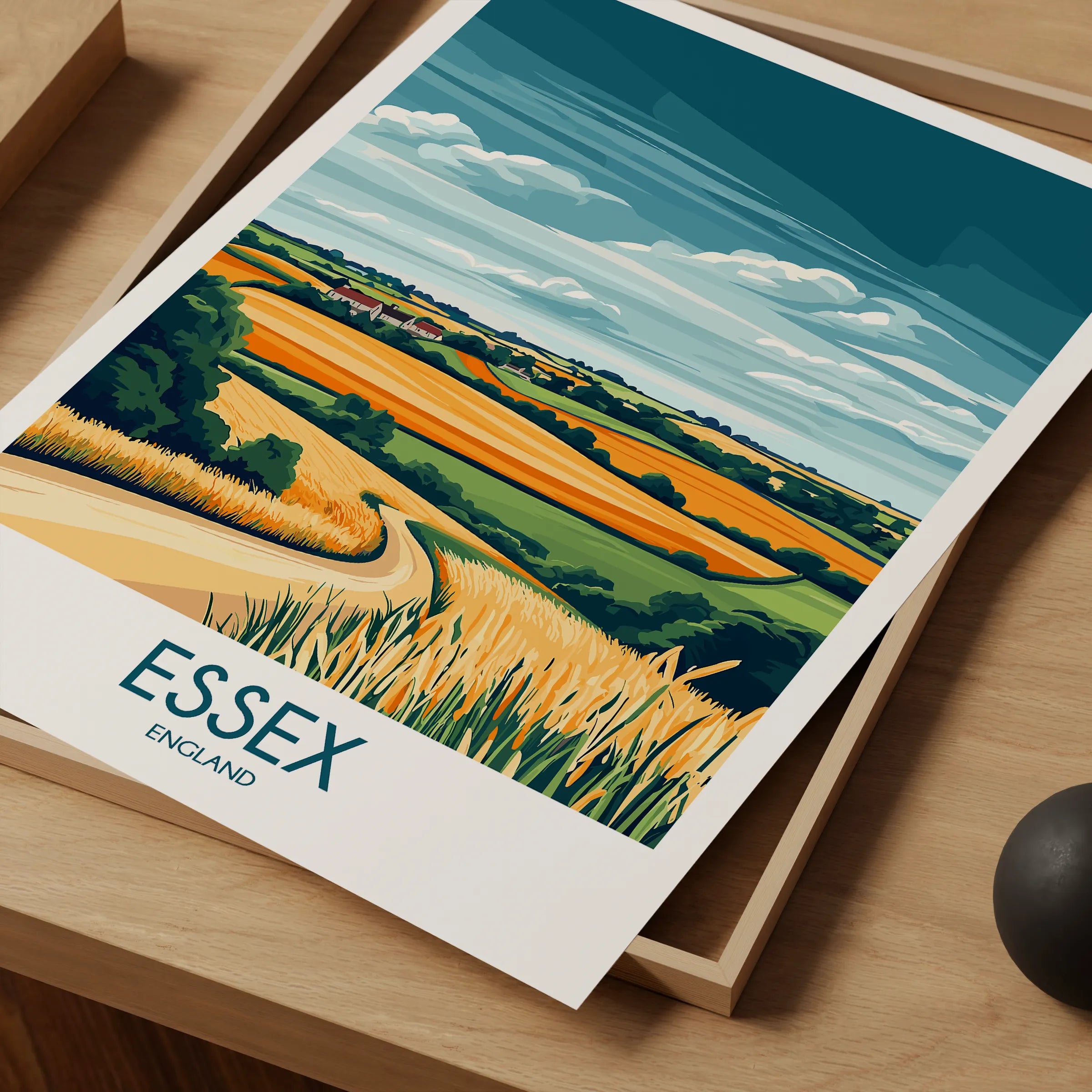 Essex Retro Travel Illustration