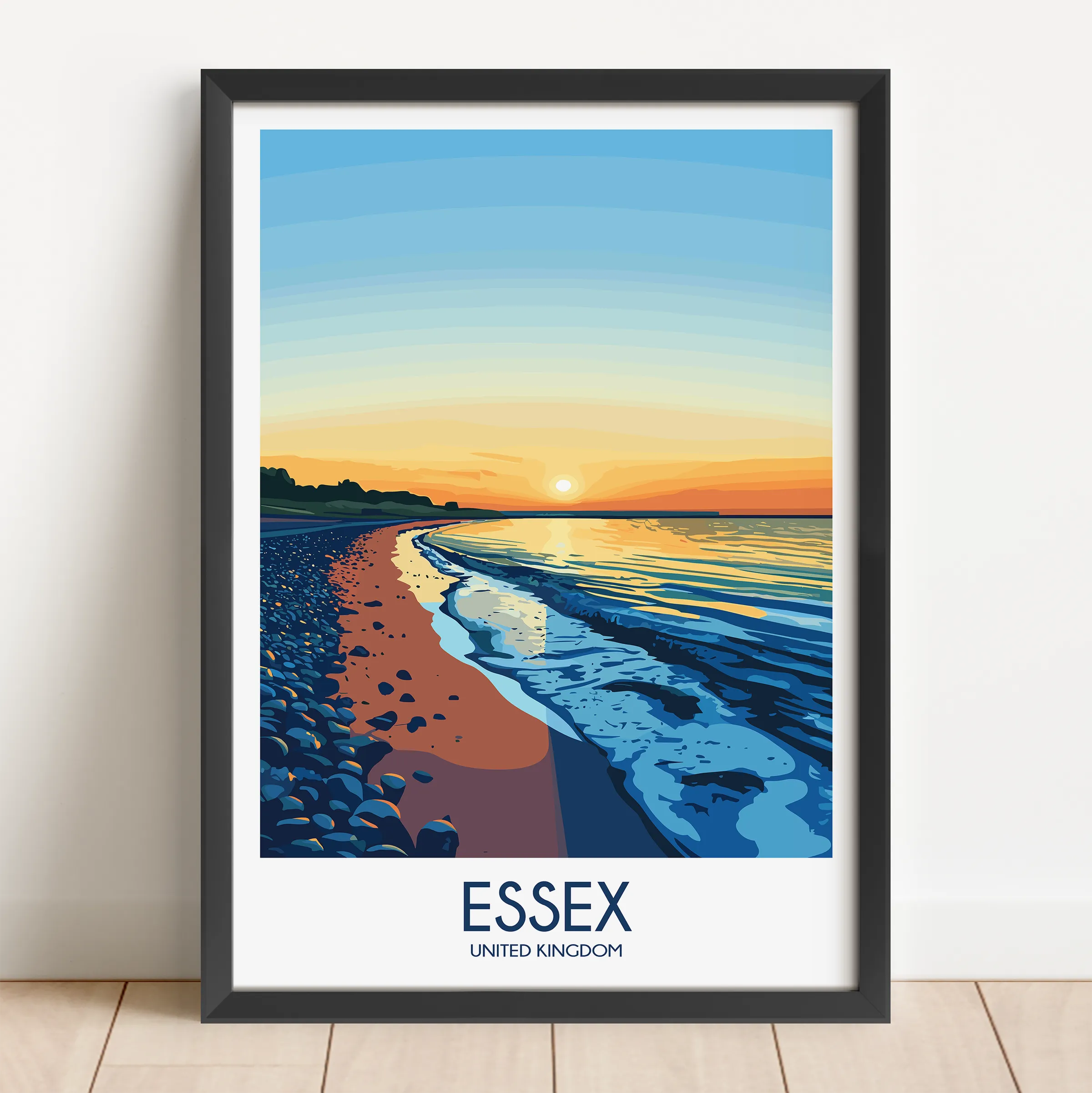 Essex Retro Travel Illustration