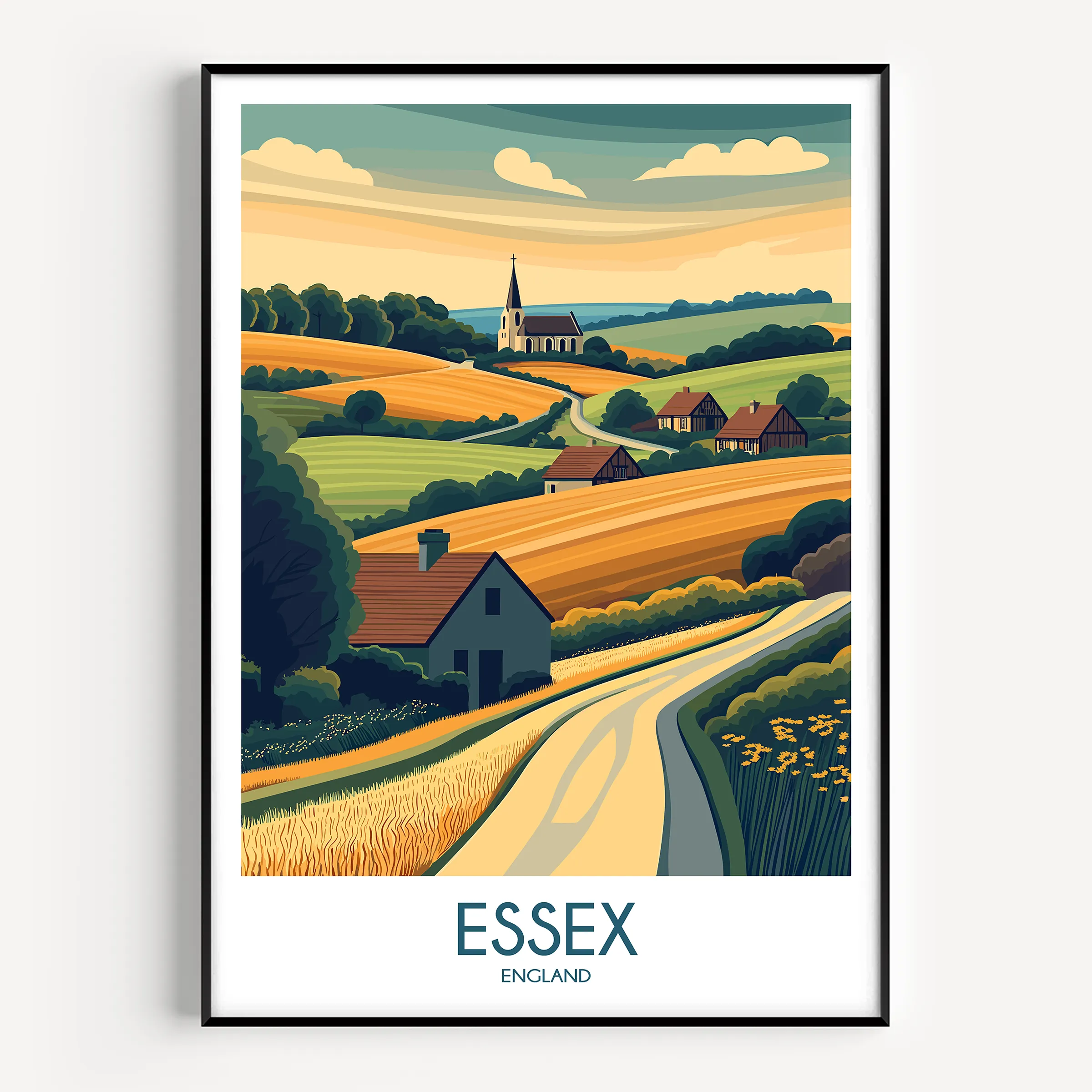 Essex Souvenir Poster Print