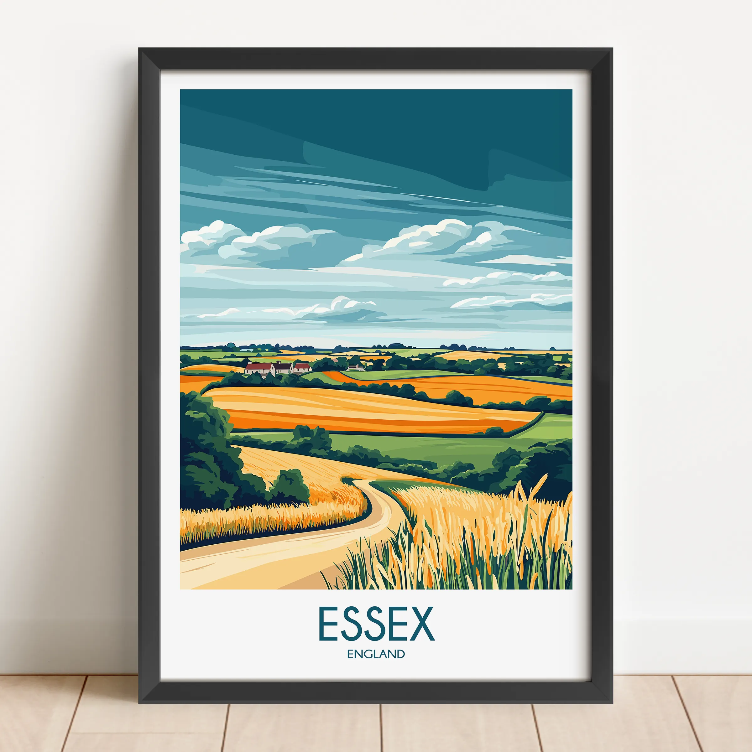 Essex Vintage Style Print