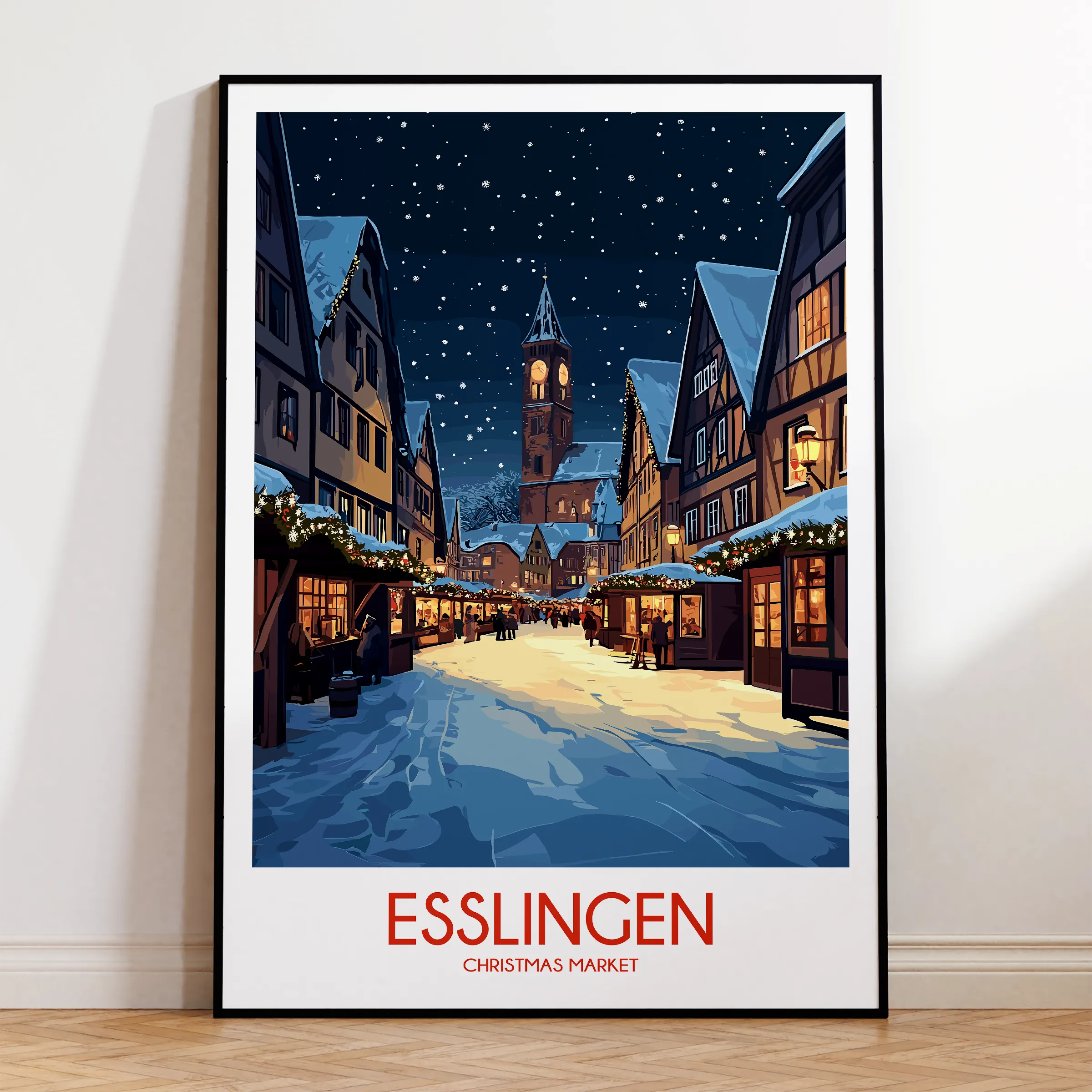 Esslingen Souvenir Poster Print