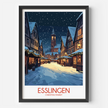 Esslingen Vintage Style Print