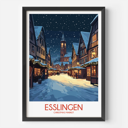Esslingen Vintage Style Print