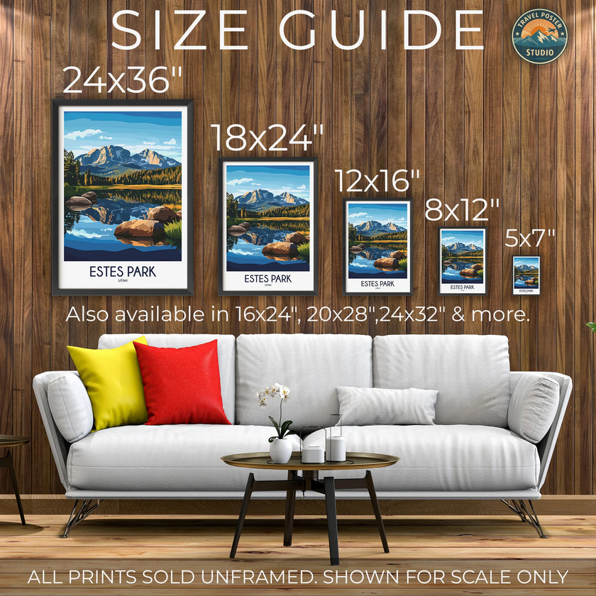 Estes Park Minimalist Wall Art