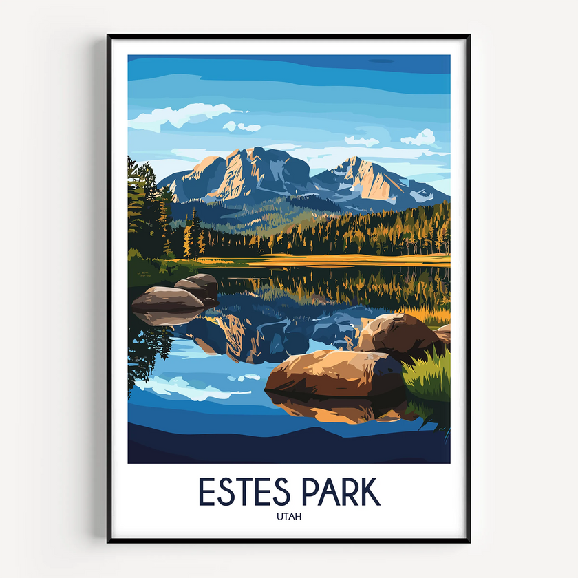 Estes Park Scenic Landscape Art