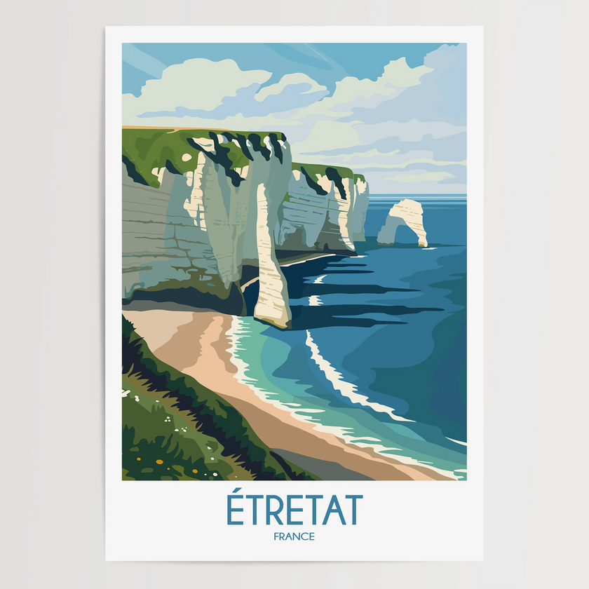 Etretat Destination Art Gift