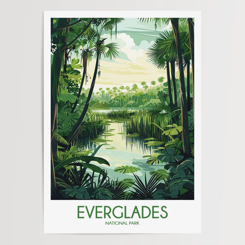 Everglades Destination Art Gift