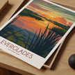 Everglades Retro Travel Illustration