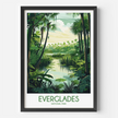 Everglades Retro Travel Illustration