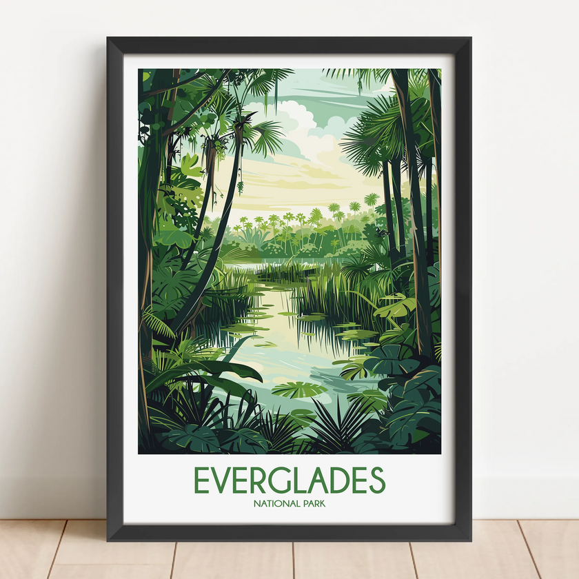 Everglades Souvenir Poster Print