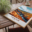 Exmoor Retro Travel Illustration