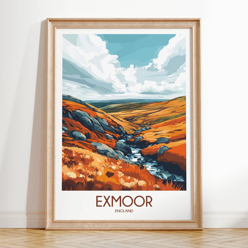 Exmoor Scenic Landscape Art