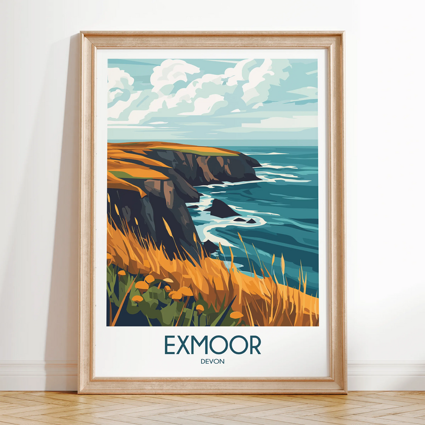 Exmoor Scenic Landscape Art