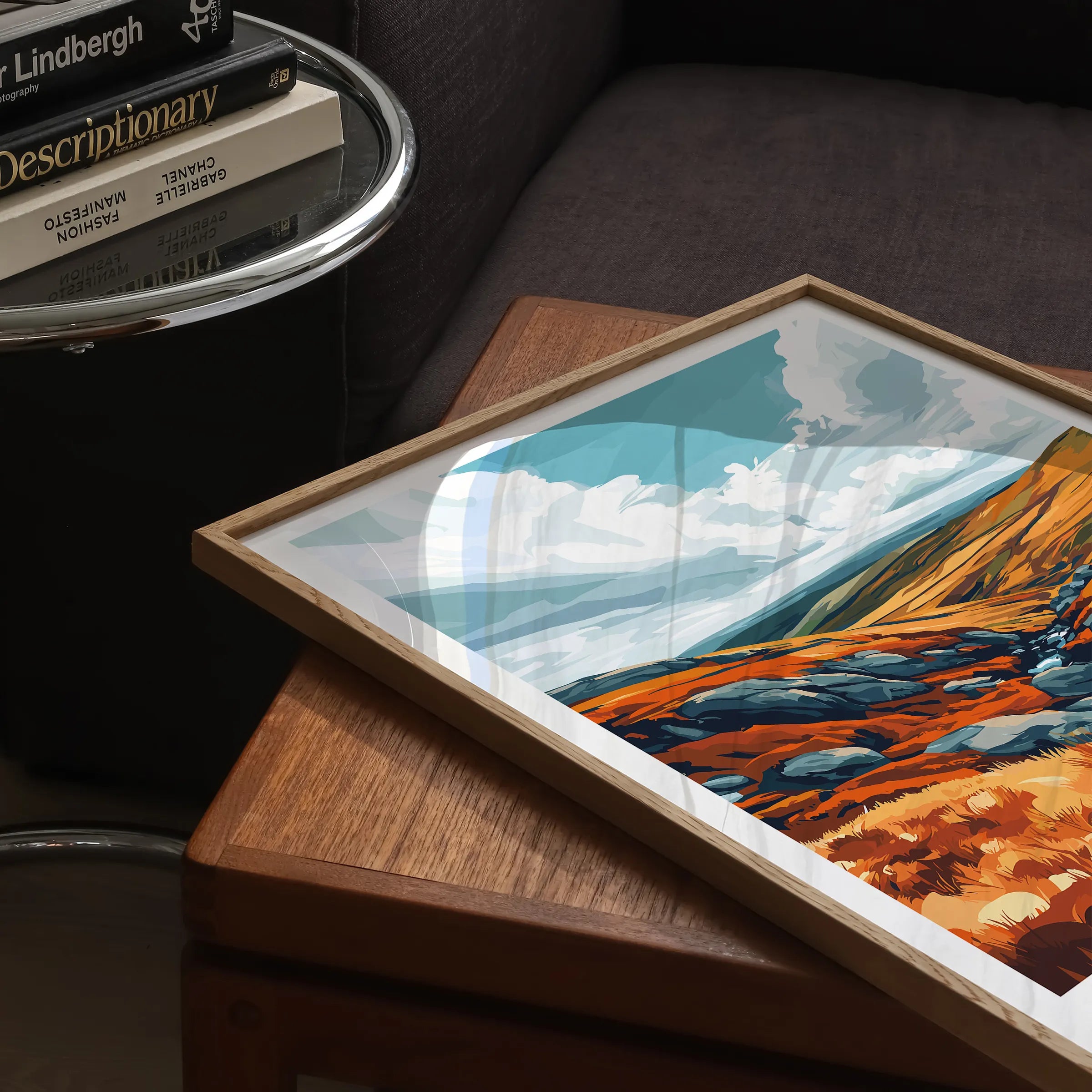 Exmoor Souvenir Poster Print