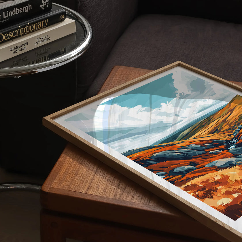 Exmoor Souvenir Poster Print