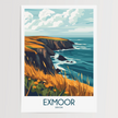 Exmoor Souvenir Poster Print