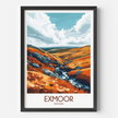 Exmoor Souvenir Poster Print