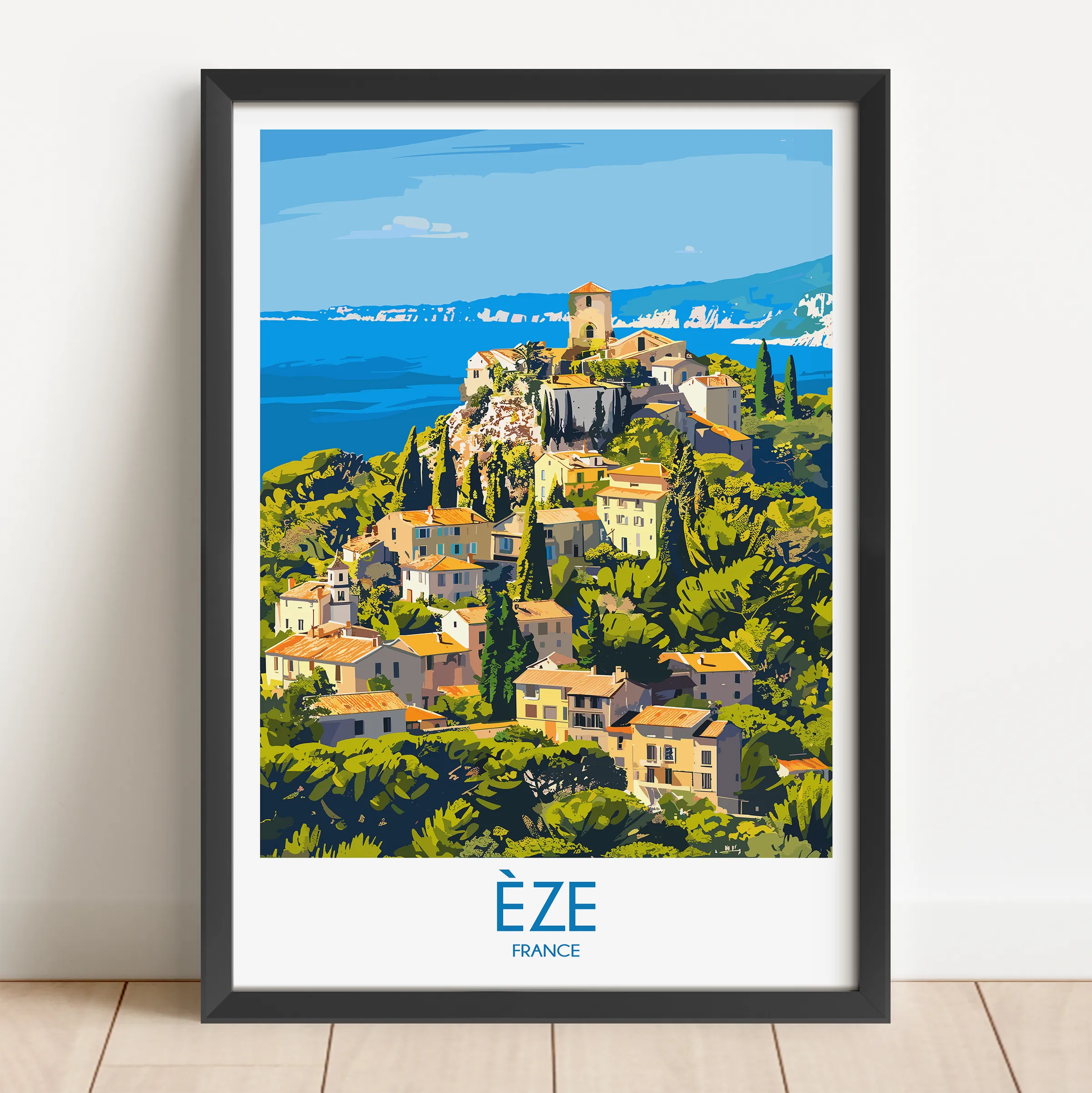 Èze Destination Art Gift