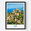Èze Modern Travel Poster