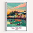 Falmouth Souvenir Poster Print