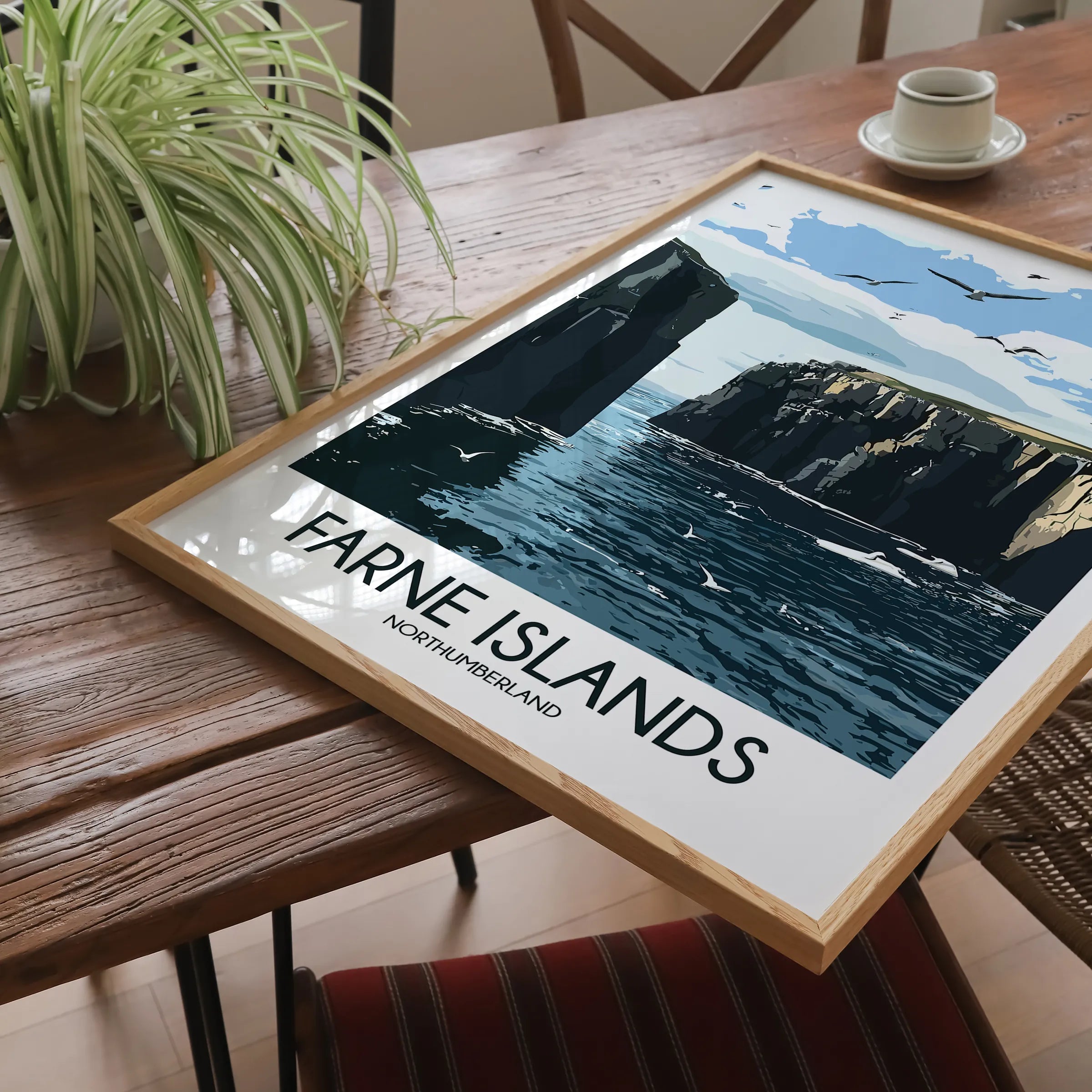 Farne Islands Destination Art Gift