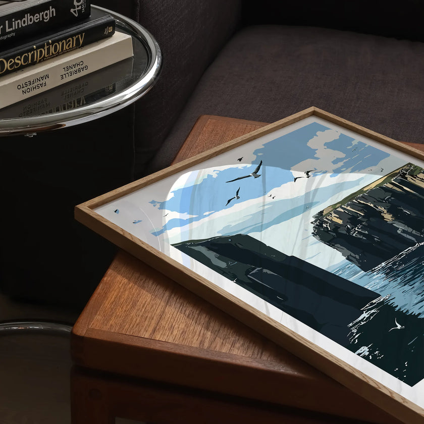 Farne Islands Minimalist Wall Art
