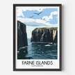 Farne Islands Minimalist Wall Art