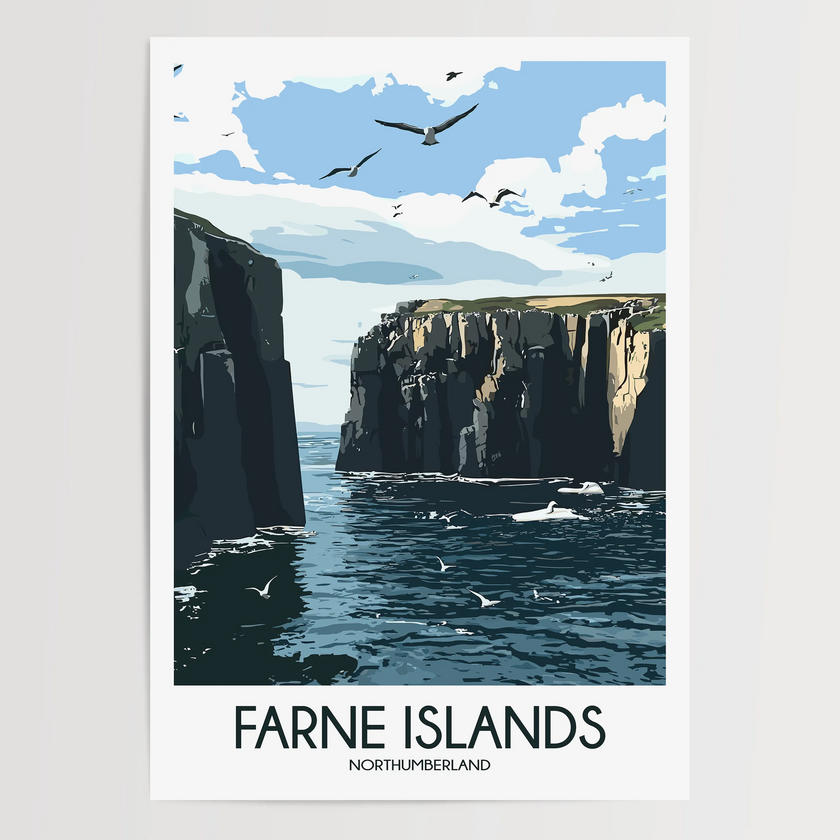 Farne Islands Travel Memory Gift