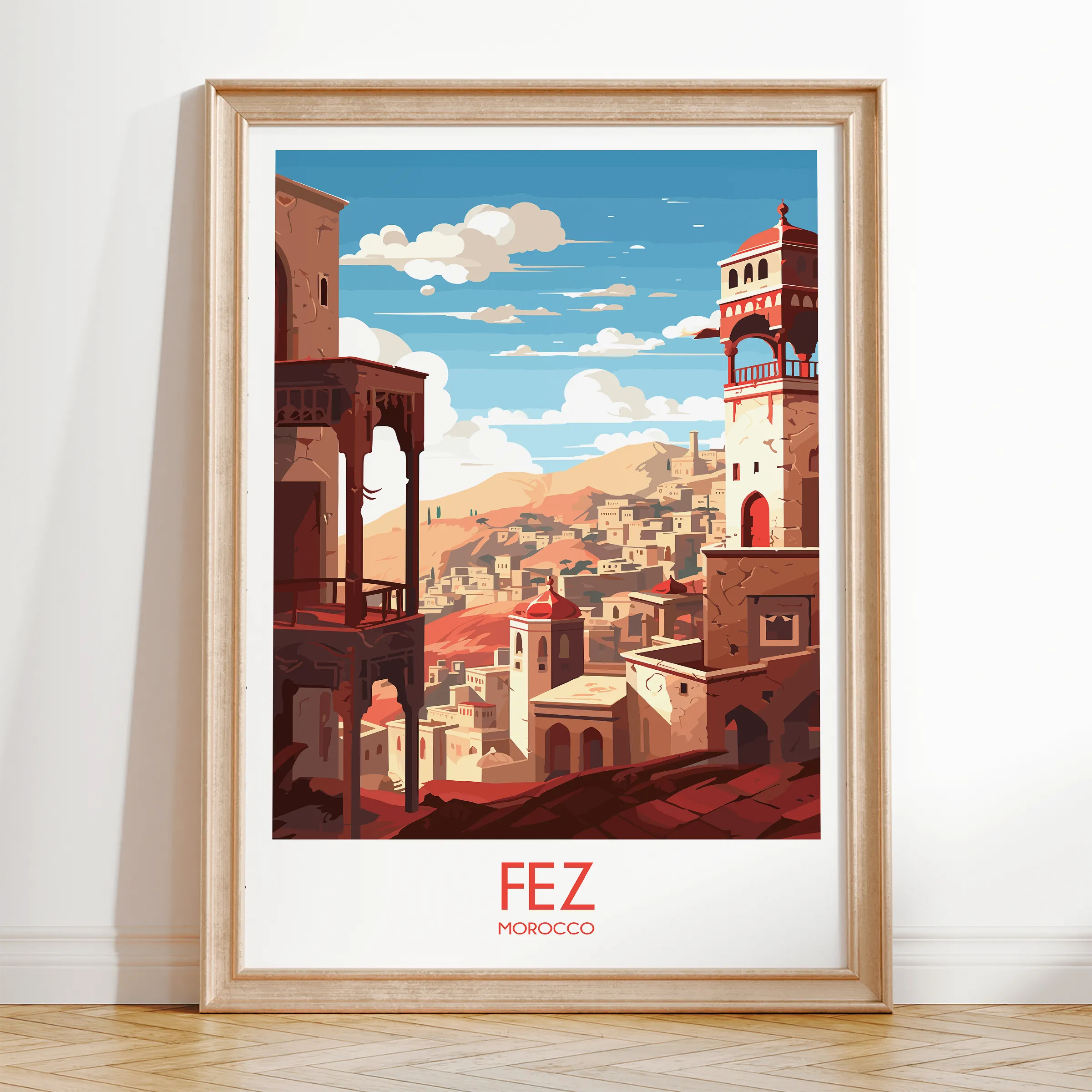 Fez Destination Art Gift