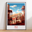 Fez Retro Travel Illustration