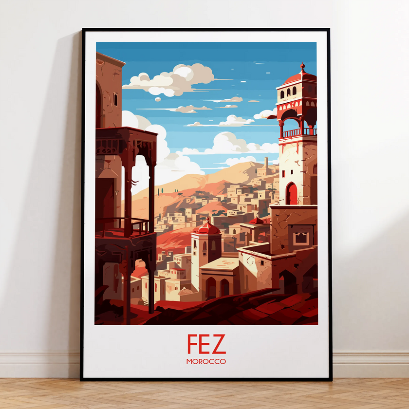 Fez Scenic Landscape Art