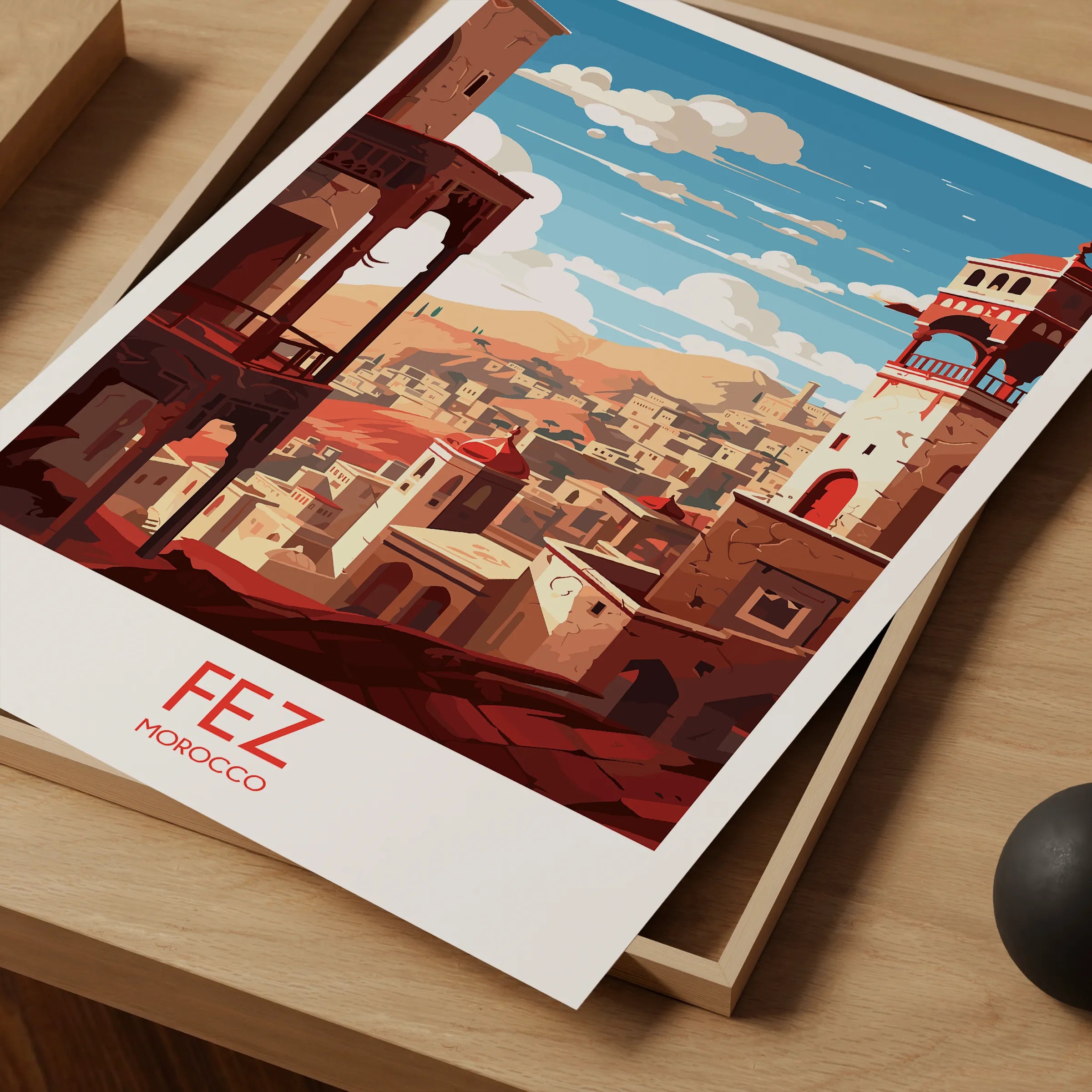 Fez Vintage Style Print