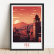 Fez Vintage Style Print