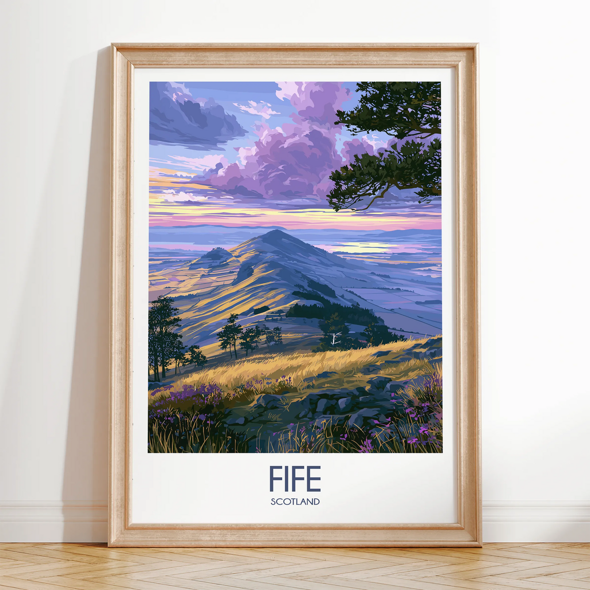 Fife Modern Travel Poster