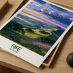 Fife Vintage Style Print
