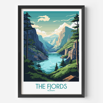 Fjords Destination Art Gift