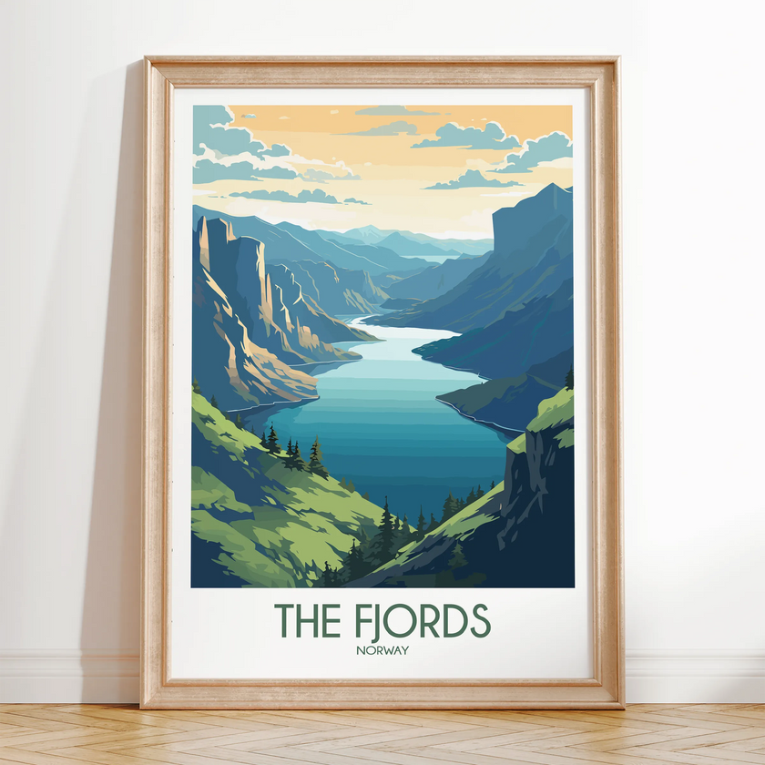 Fjords Minimalist Wall Art