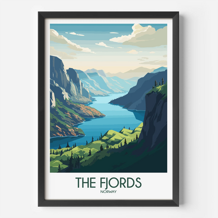 Fjords Minimalist Wall Art