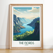 Fjords Scenic Landscape Art