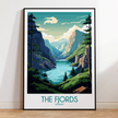 Fjords Scenic Landscape Art