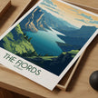 Fjords Souvenir Poster Print