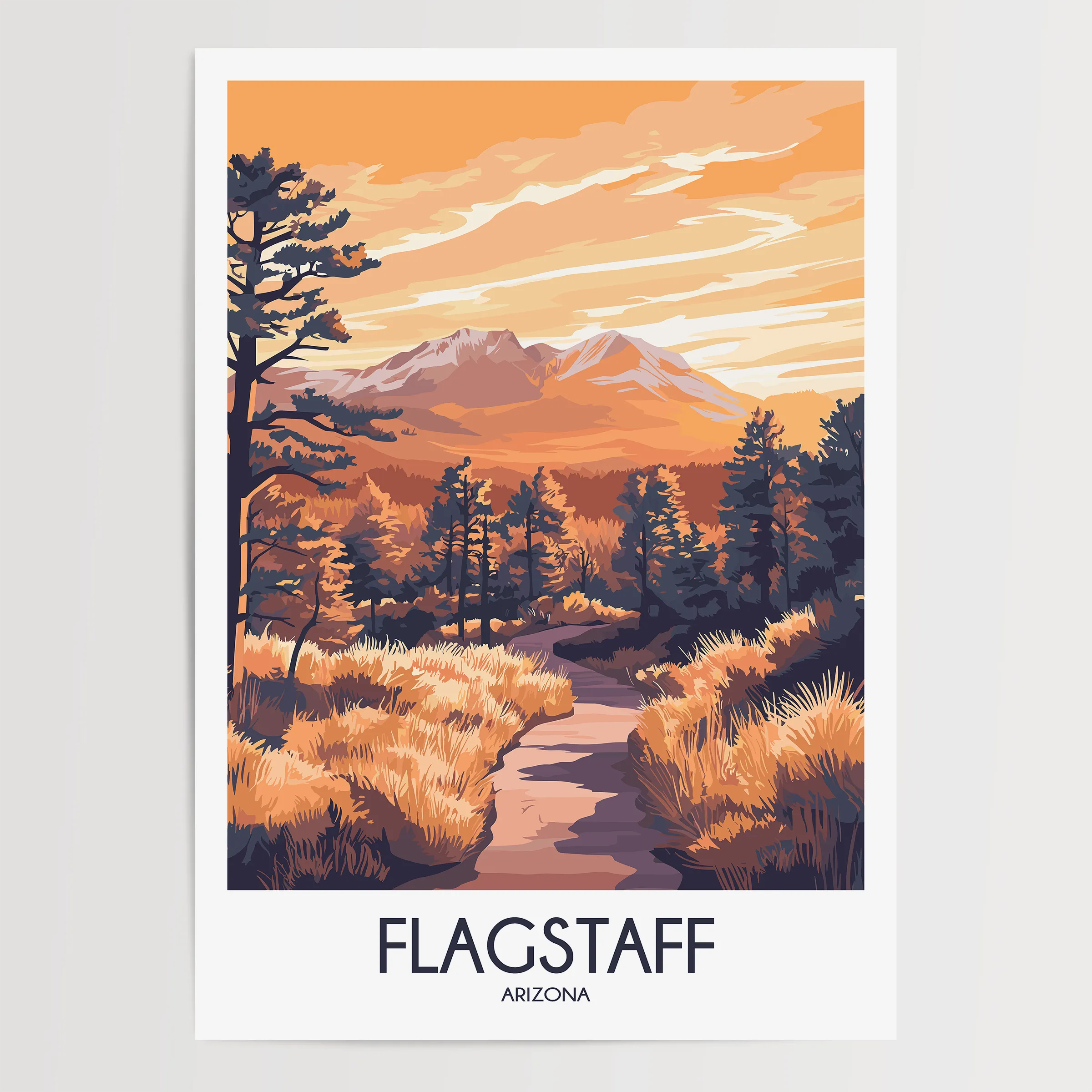 Flagstaff Destination Art Gift