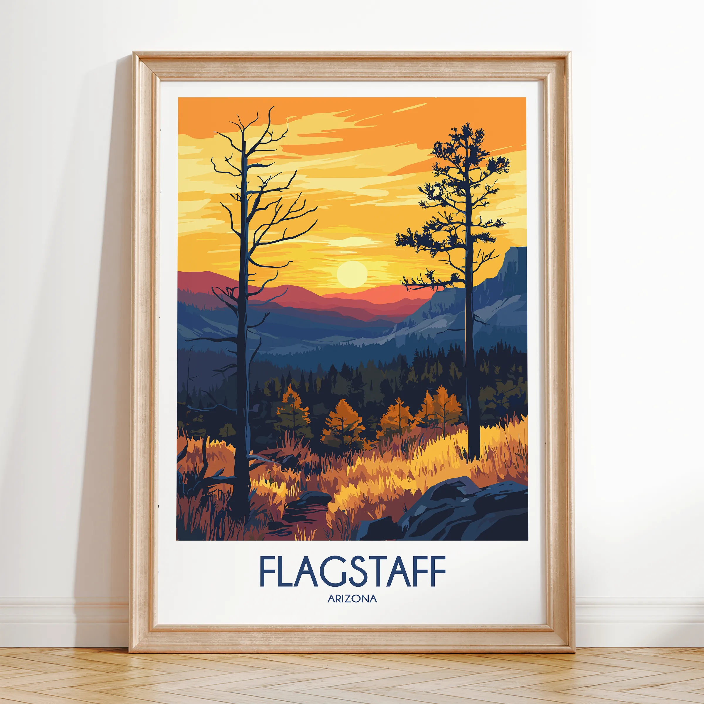 Flagstaff Souvenir Poster Print